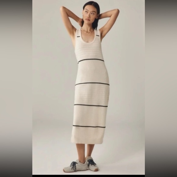 Varley Dresses & Skirts - Varley Scott Scoop-Neck Sleeveless Midi Dress size Large